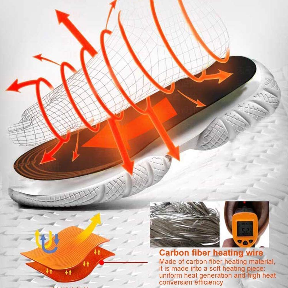 USB Heated Shoes Insoles Can Be Cut Winter Warm Heating Insoles Pad Feet For Boots Sneaker Shoes EHAD +