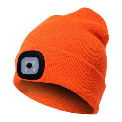 LED Knit Hat Button Cell Type Knitted Hat With Light Glowing EHAD +
