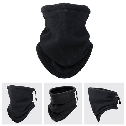Winter Windproof Scarves Fleece Tube Scarf Mask Soft Half Face Cover SKi Snowboard Neck Warmer Gaiter Fashion Women Men Winter Fleece Face Mask Scarf Balaclava Neck Warmer EHAD +