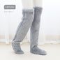 Over Knee High Fuzzy Long Socks Winter Warm Cold Leg Knee Joint Cold-proof Stockings Home Floor Sleeping Socks EHAD +