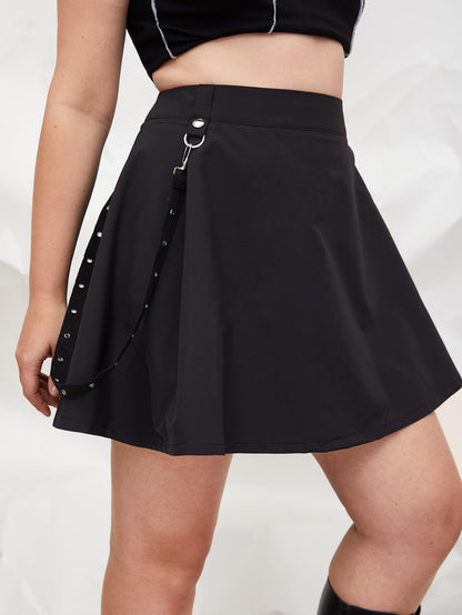 Gothic Pleated Short Skirt Skirt Women EHAD +