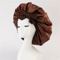 New Silk Bonnet For Sleeping Women Satin Bonnet Hair Bonnet Night Sleep Cap Scarf Wrap For Curly Hair With Tie Band For Curly Hair EHAD +