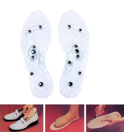 Magnet Magnetic Plus Elastomer Transparent Silicone Massage Insole Health Massage Insole Magnetic Therapy Anti-fatigue EHAD +