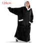 Winter TV Hoodie Blanket Winter Warm Home Clothes Women Men Oversized Pullover With Pockets EHAD +