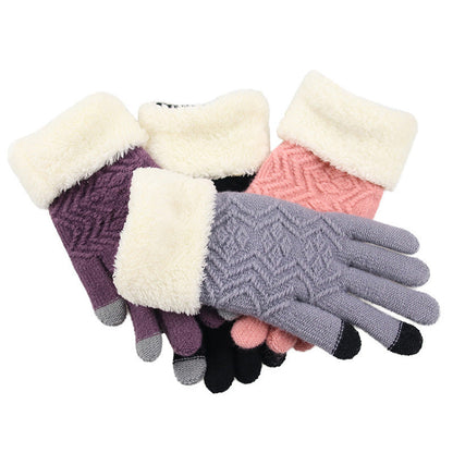 Winter knitted gloves EHAD +
