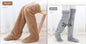 Over Knee High Fuzzy Long Socks Winter Warm Cold Leg Knee Joint Cold-proof Stockings Home Floor Sleeping Socks EHAD +