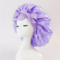 New Silk Bonnet For Sleeping Women Satin Bonnet Hair Bonnet Night Sleep Cap Scarf Wrap For Curly Hair With Tie Band For Curly Hair EHAD +