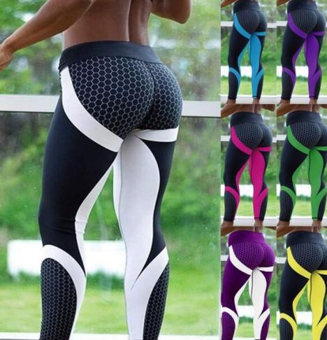 Yoga Fitness Leggings Women Pants Fitness Slim Tights Gym Running Sports Clothing EHAD +