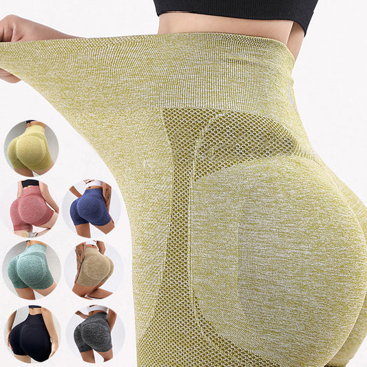 Fitness Yoga Shorts Pants Butt Lifting Seamless Leggings Women Gym EHAD +