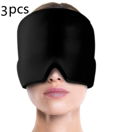 Ice Compress Headache Eye Mask Hat Relief For Migraines, Stress, And Tension Massage Tool EHAD +