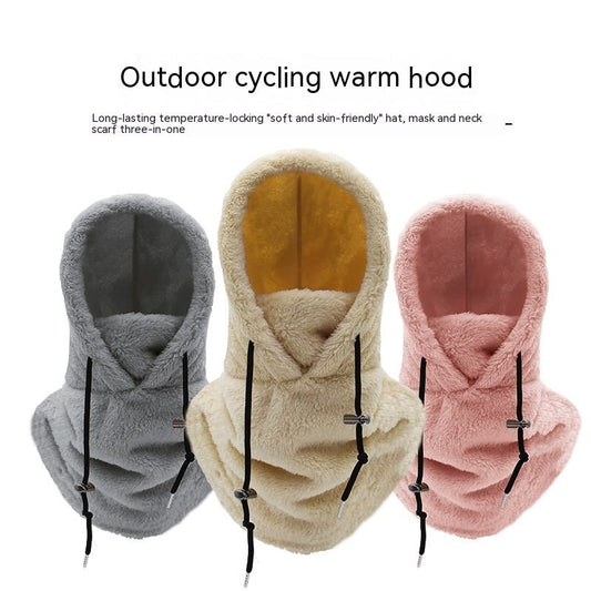 Winter Outdoors Cycling Sports Wind-proof Cap Cold Protection Thickening Scarf Hat EHAD +