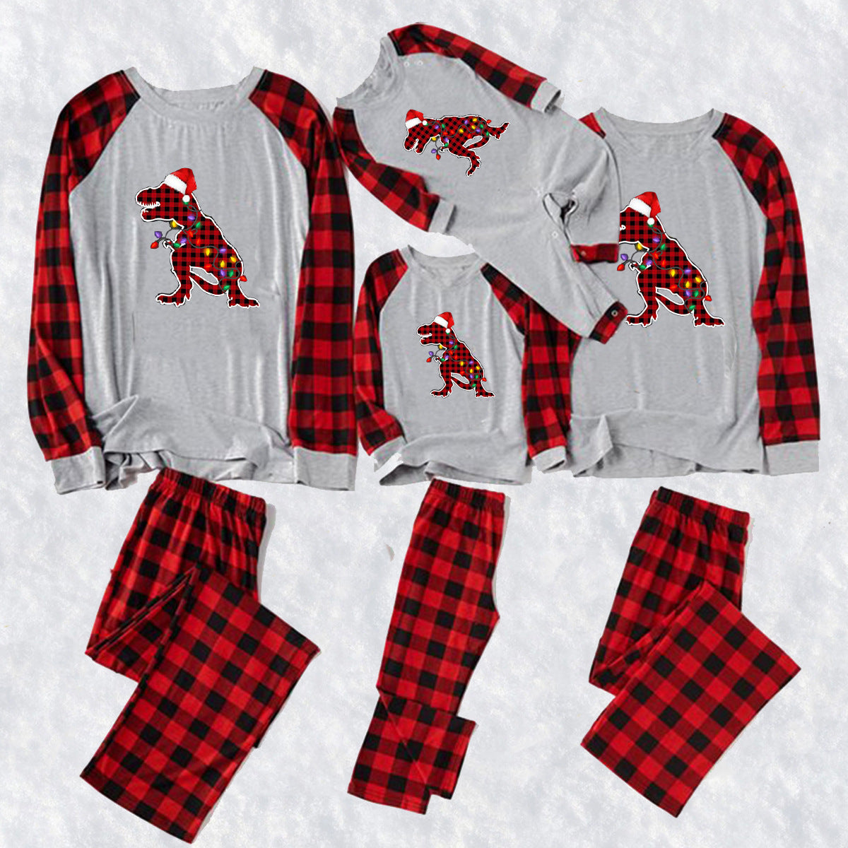 Stewart Plaid Matching Christmas Family Pajamas EHAD +