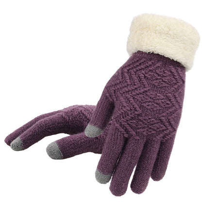 Winter knitted gloves EHAD +