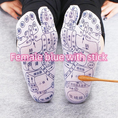 Massage Relieve Tired Feet Socks Acupressure Foot Massager Reflexology Socks Foot Point Sock Foot Point Tool Physiotherapy Sock EHAD +