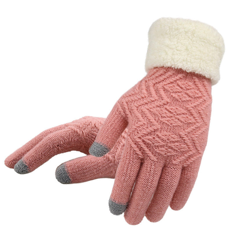 Winter knitted gloves EHAD +