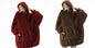 Hoodie Sweatshirt With Big Pocket Tops Sweater Comfortable Loose Double-Sided Fleece Thicker Wearable Blanket EHAD +