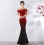 Birthday Party Dress Slimming Host Long Dress EHAD +