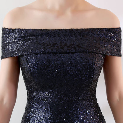 Birthday Party Dress Slimming Host Long Dress EHAD +