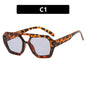 Ins Big Frame Leopard Sunglasses Summer Sunshade Beach Vacation Glasses EHAD +