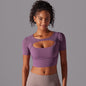 Fitness Double Layer Yoga Clothing Top Women EHAD +