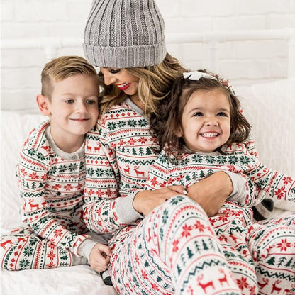 Christmas Pajamas Family Matching New Year Father Mother Kids Baby Look Clothes Set Dad Mom And Daughter Son Pyjamas Outfit EHAD +