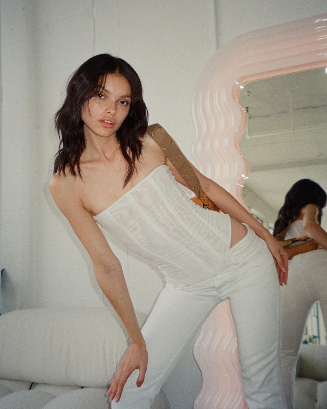 Skinny Sleeveless Tube Top Women Summer New Mesh Crop Corset Tank Party Streetwear Chest EHAD +