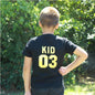 Parent-child Short-sleeved T-shirt Family Top EHAD +