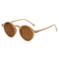 Small Round Frame All Match UV Protection Sunglasses EHAD +