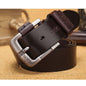 New Creative Belt Men's Leather Belt Factory Direct Sales Cowhide Belt Pin Buckle Belt EHAD +