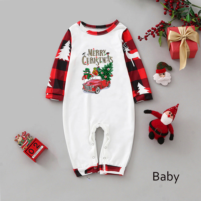 Parent Child Home Clothes Christmas Home Clothes EHAD +