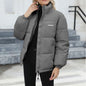 Winter Coat Women Casual Windproof Down Cotton Coat Warm Thickened Jacket Solid Outwear All-match Loose Tops Clothing EHAD +