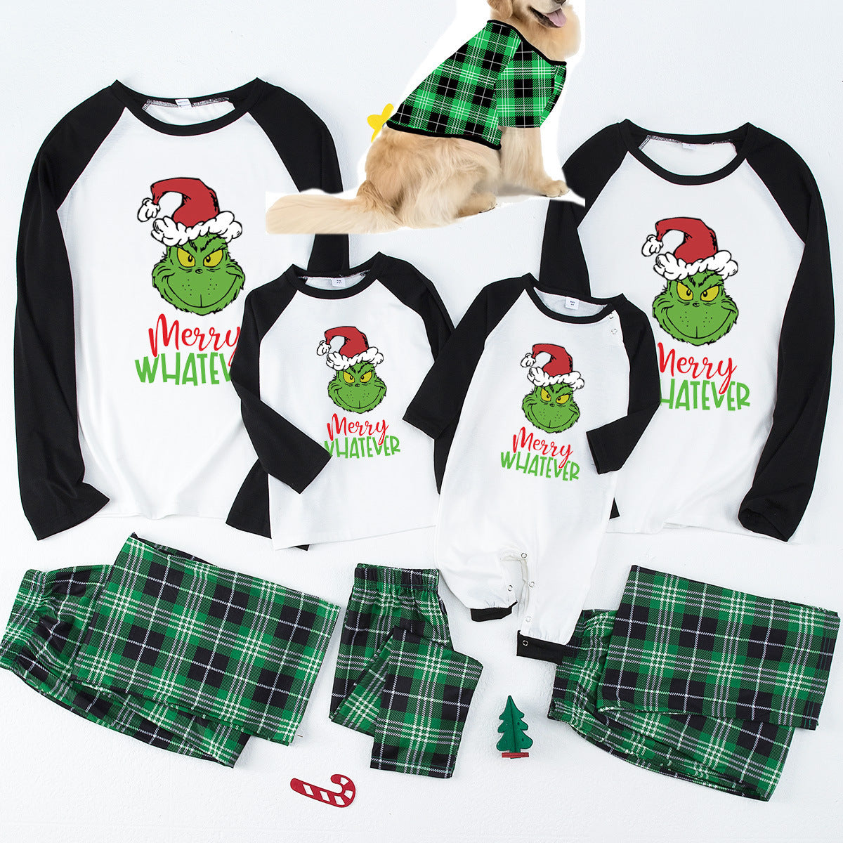 Stewart Plaid Matching Christmas Family Pajamas EHAD +
