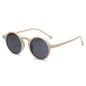Small Round Frame All Match UV Protection Sunglasses EHAD +
