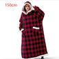 Winter TV Hoodie Blanket Winter Warm Home Clothes Women Men Oversized Pullover With Pockets EHAD +