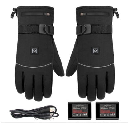 Winter Electric Heated Gloves Motorcycle Touch Screen Gloves EHAD +