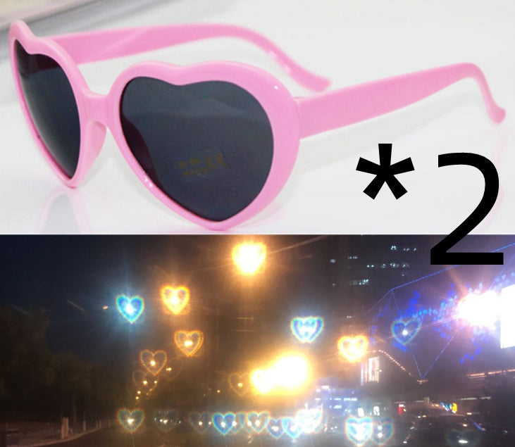 Night Lights Change Love Special Effects Glasses Sunglasses EHAD +