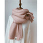 Shawl Accessories Cashmere Scarf Women Scarfs Winter EHAD +