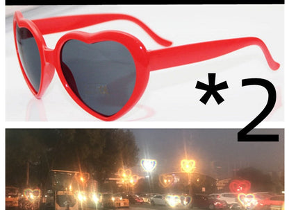Night Lights Change Love Special Effects Glasses Sunglasses EHAD +