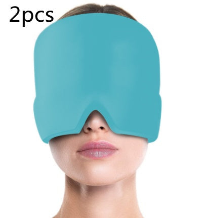 Ice Compress Headache Eye Mask Hat Relief For Migraines, Stress, And Tension Massage Tool EHAD +