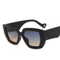 Side Sunglasses Personality Polygon Contrast Sunglasses Retro Sunglasses EHAD +