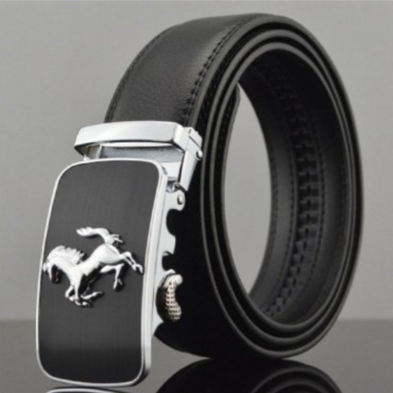 Men Automatic Buckle Leather Belts EHAD +