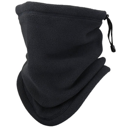 Winter Windproof Scarves Fleece Tube Scarf Mask Soft Half Face Cover SKi Snowboard Neck Warmer Gaiter Fashion Women Men Winter Fleece Face Mask Scarf Balaclava Neck Warmer EHAD +
