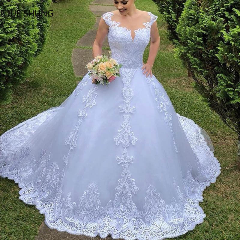 Wedding Dress White Vintage Lace Wedding Dress EHAD +