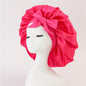 New Silk Bonnet For Sleeping Women Satin Bonnet Hair Bonnet Night Sleep Cap Scarf Wrap For Curly Hair With Tie Band For Curly Hair EHAD +