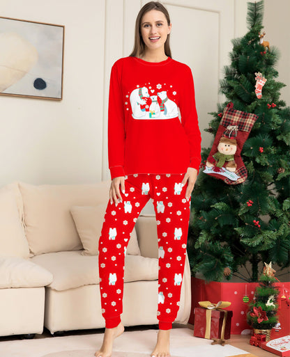 Christmas Family Pajamas Matching Sets Christmas Sleepwear Parent-Child Pjs Outfit For Christmas Holiday Xmas Party EHAD +