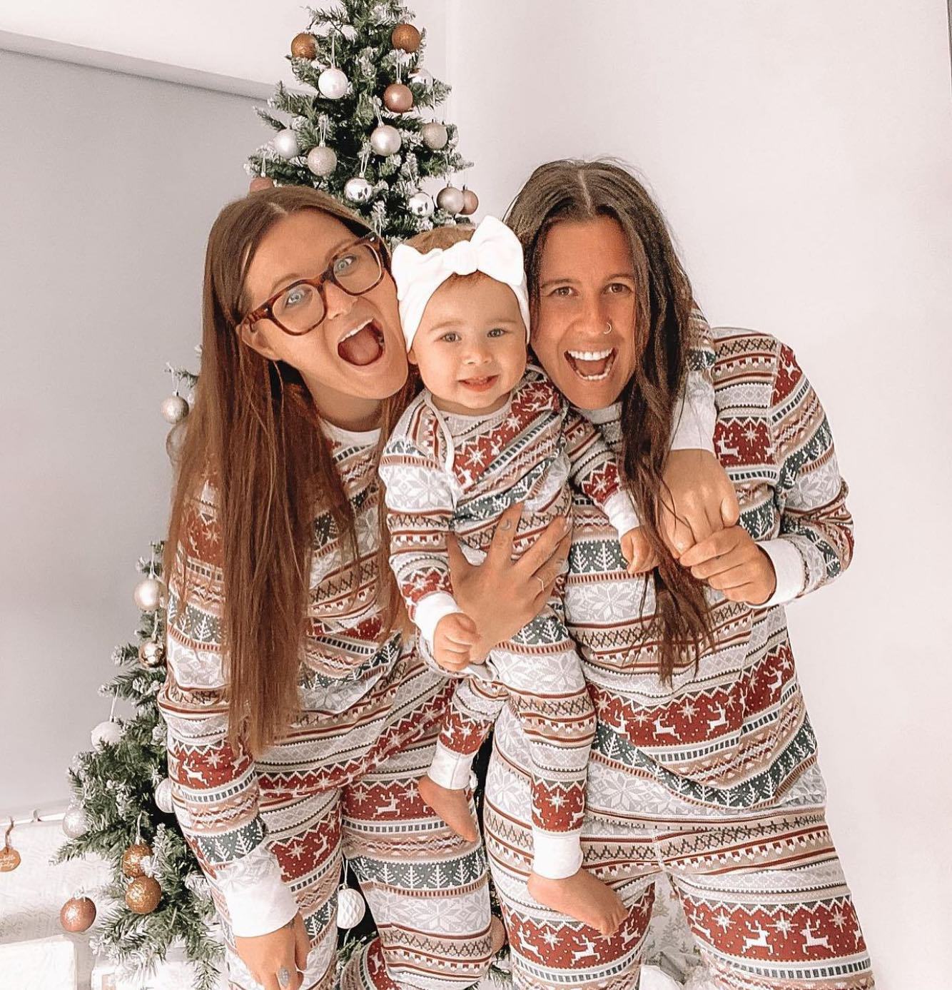2024 Family Christmas Matching Pajamas Set Xmas Adult Kids Mother And Daughter Father Son Sleepwear Baby Family Look Outfits EHAD +