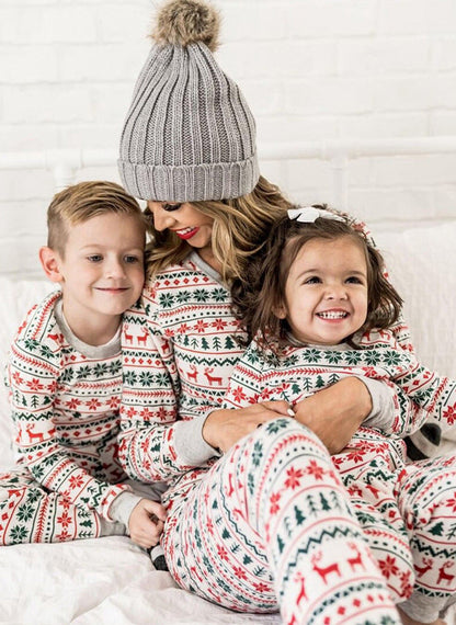 Christmas Pajamas Family Matching New Year Father Mother Kids Baby Look Clothes Set Dad Mom And Daughter Son Pyjamas Outfit EHAD +