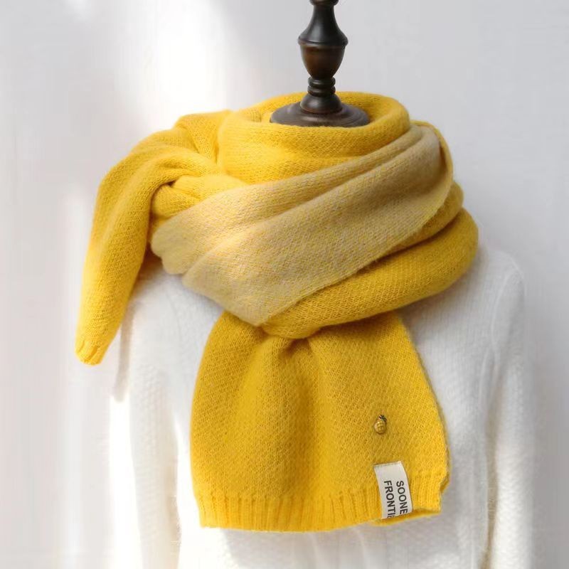 Shawl Accessories Cashmere Scarf Women Scarfs Winter EHAD +