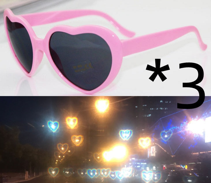 Night Lights Change Love Special Effects Glasses Sunglasses EHAD +