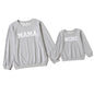 Explosive Letter Printed Sweater Parent-child Sweater EHAD +